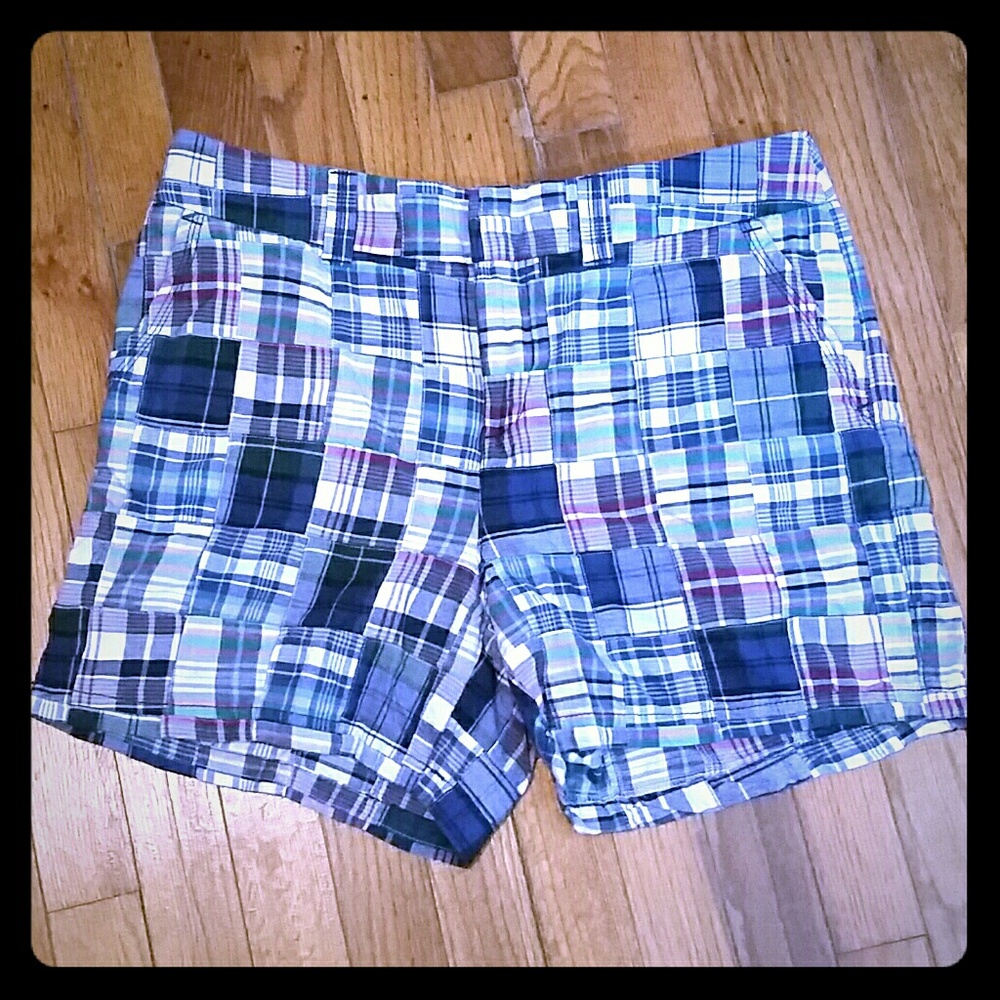 Sonoma Indian Madras Plaid Shorts sz 12